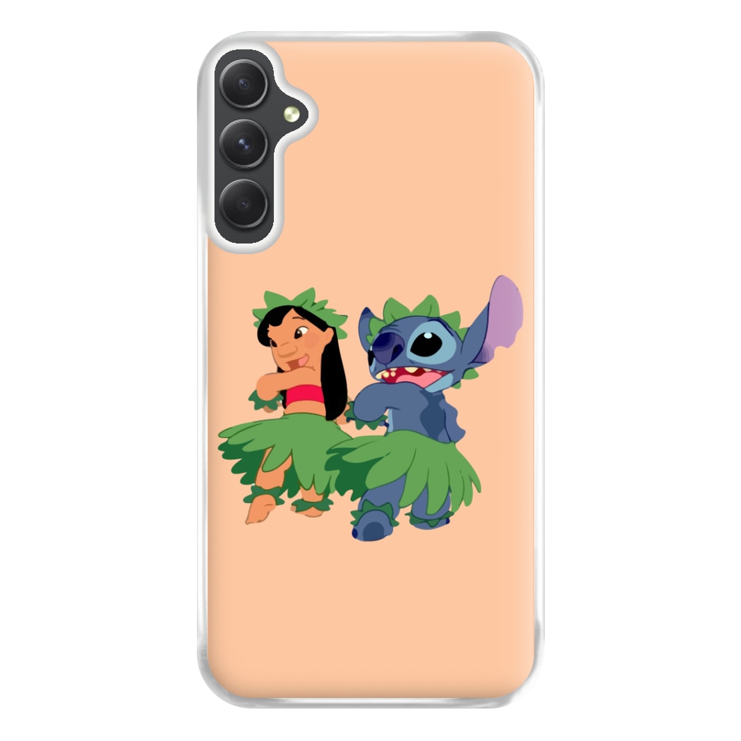 Lilo And Alien Blue Hoola Phone Case for Galaxy A34