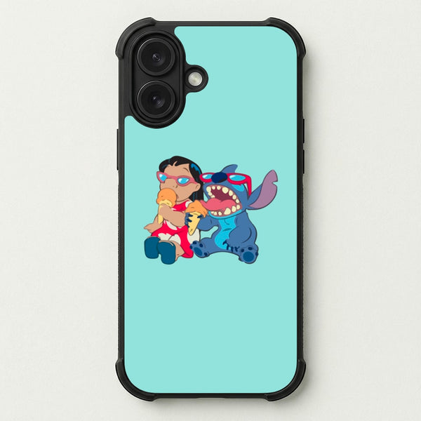 Ice Cream Alien Blue Phone Case — Bumper case
