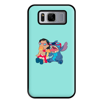 Ice Cream Alien Blue Phone Case for Galaxy S8 Plus