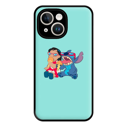 Ice Cream Alien Blue Phone Case for iPhone 14 Plus