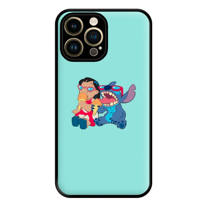 Ice Cream Alien Blue Phone Case for iPhone 14 Pro Max