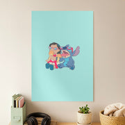 Ice Cream Alien Blue Poster 1