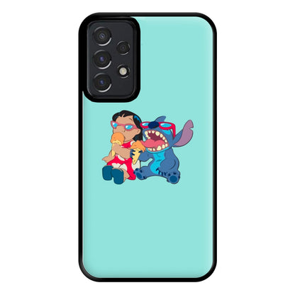 Ice Cream Alien Blue Phone Case for Galaxy A52 / A52s