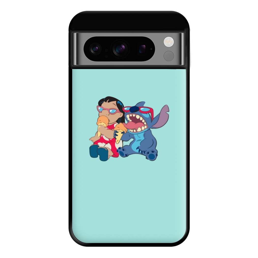 Ice Cream Alien Blue Phone Case for Google Pixel 8 Pro