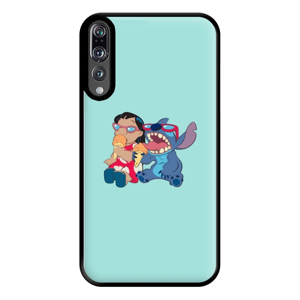 Ice Cream Alien Blue Phone Case for Huawei P20 Pro