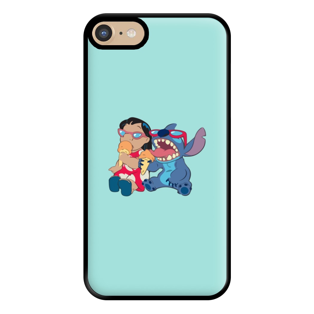 Ice Cream Alien Blue Phone Case for iPhone 6 / 7 / 8 / SE