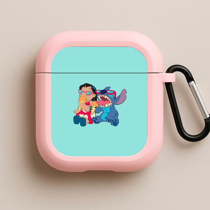 Ice Cream Alien Blue Pink AirPods Case