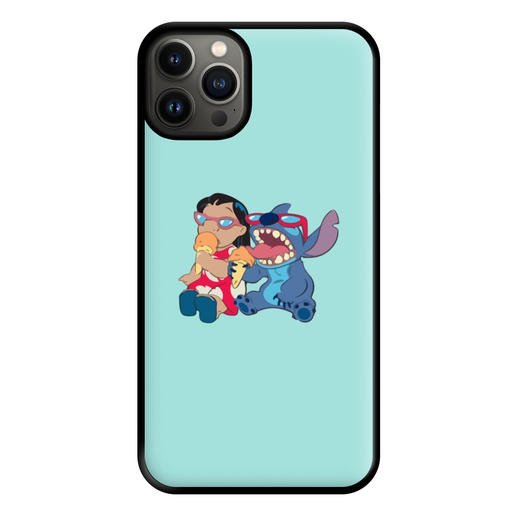 Ice Cream Alien Blue Phone Case for iPhone 13