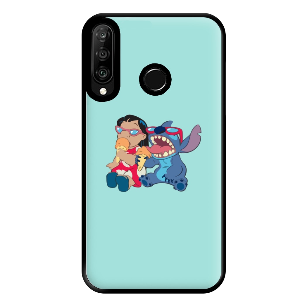 Ice Cream Alien Blue Phone Case for Huawei P30 Lite