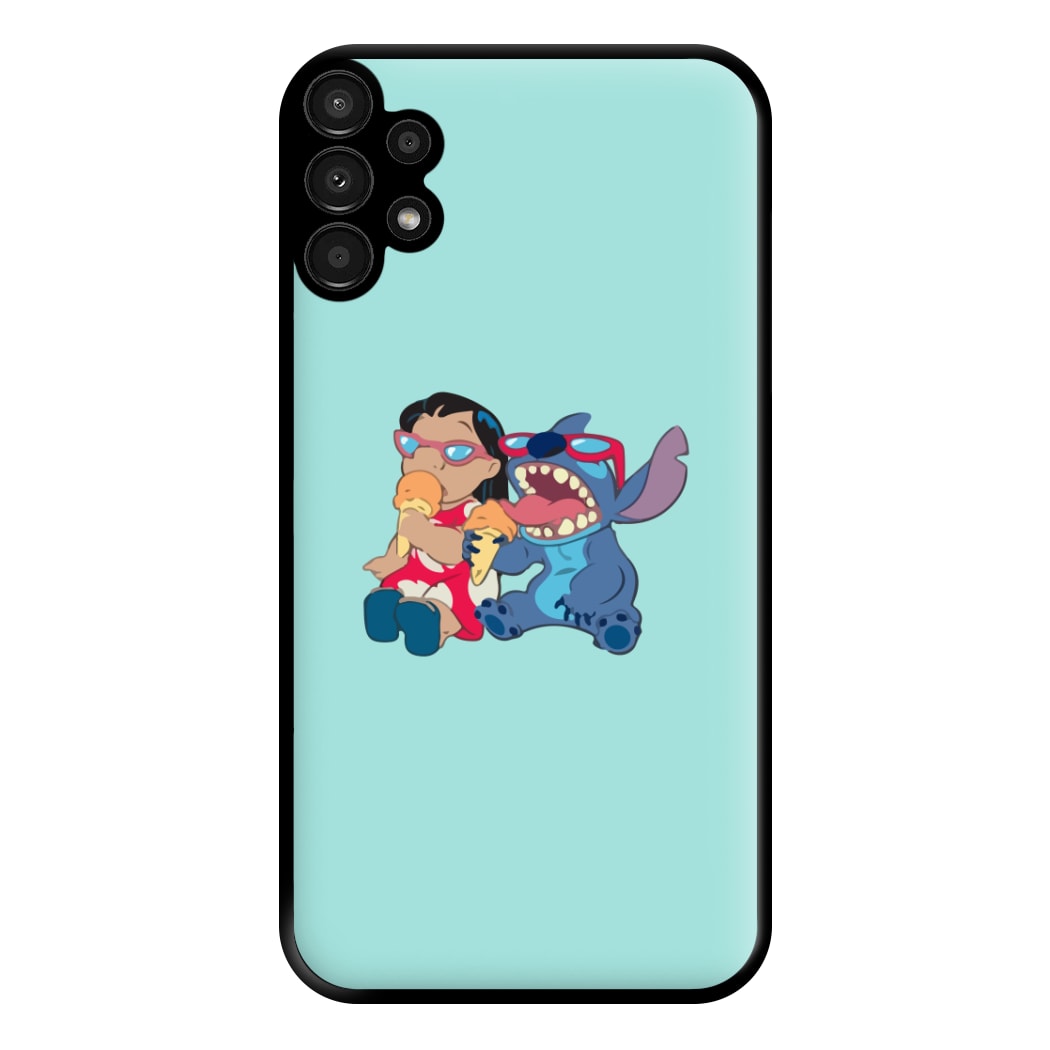 Ice Cream Alien Blue Phone Case for Galaxy A13