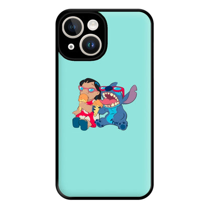 Ice Cream Alien Blue Phone Case for iPhone 14