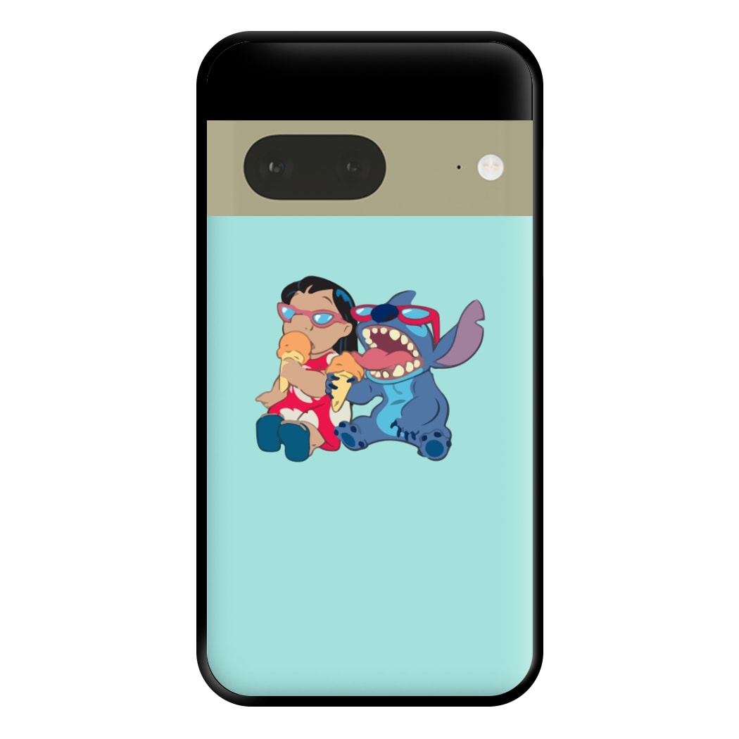 Ice Cream Alien Blue Phone Case for Google Pixel 7a