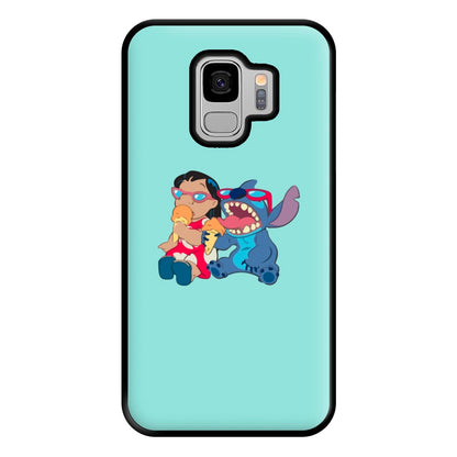 Ice Cream Alien Blue Phone Case for Galaxy S9 Plus