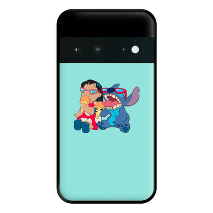 Ice Cream Alien Blue Phone Case for Google Pixel 6a