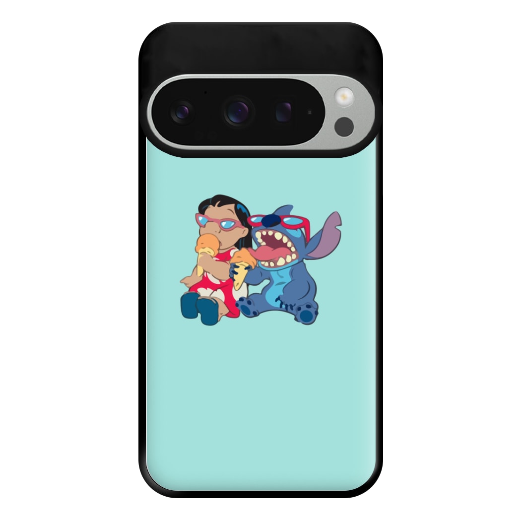 Ice Cream Alien Blue Phone Case for Google Pixel 9 Pro XL