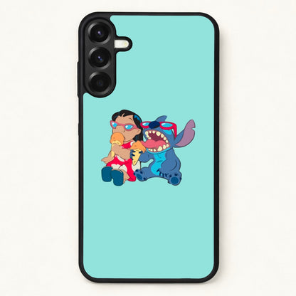 Ice Cream Alien Blue Phone Case for Galaxy A57