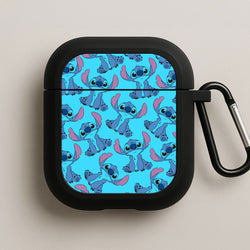 Cute Alien Blue Pattern AirPods Case