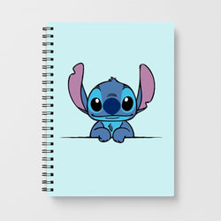 Stitch Leaning - Disney Notebook