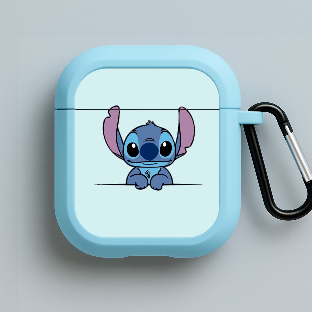 Alien Blue Leaning Blue AirPods Case