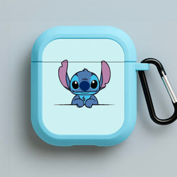 Alien Blue Leaning Blue AirPods Case