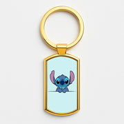 Alien Blue Leaning Luxury Keyring 3