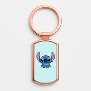 Alien Blue Leaning Luxury Keyring 4