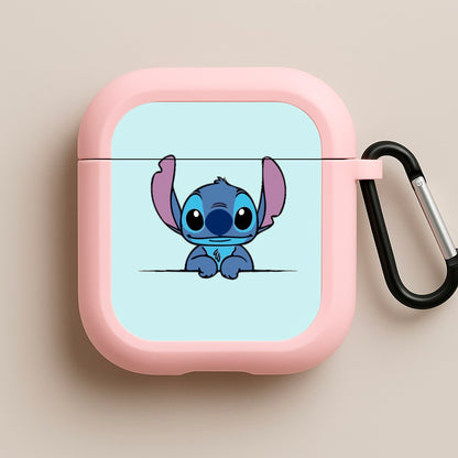 Alien Blue Leaning Pink AirPods Case