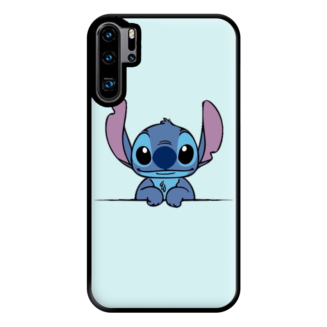 Alien Blue Leaning Phone Case for Huawei P30 Pro