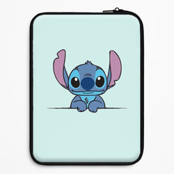 Alien Blue Leaning Universal Laptop Sleeve