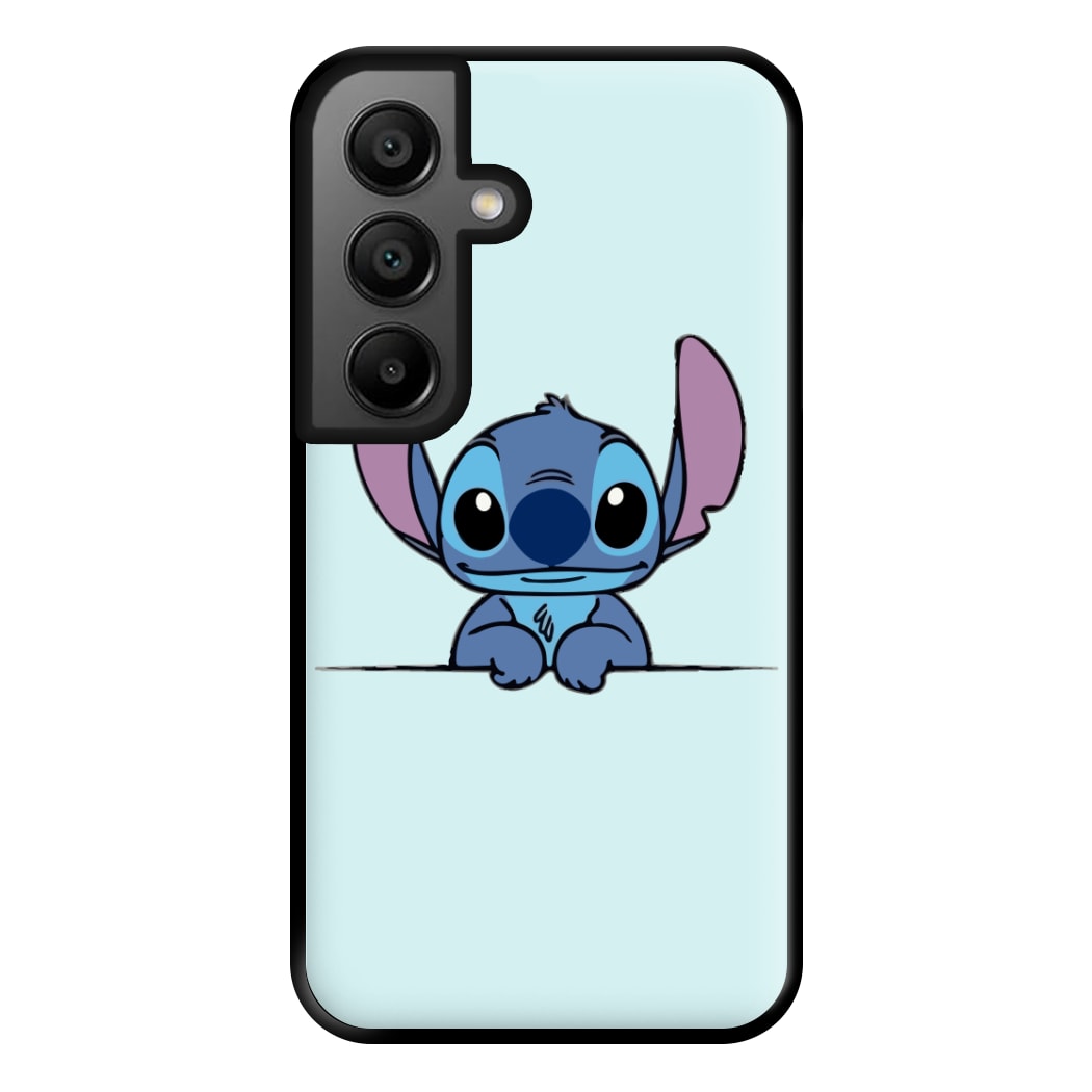 Alien Blue Leaning Phone Case for Google Pixel 8