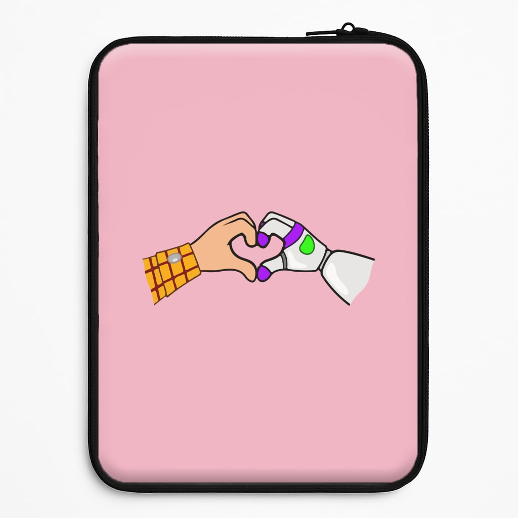 Woody And Buzz Love Laptop Sleeve