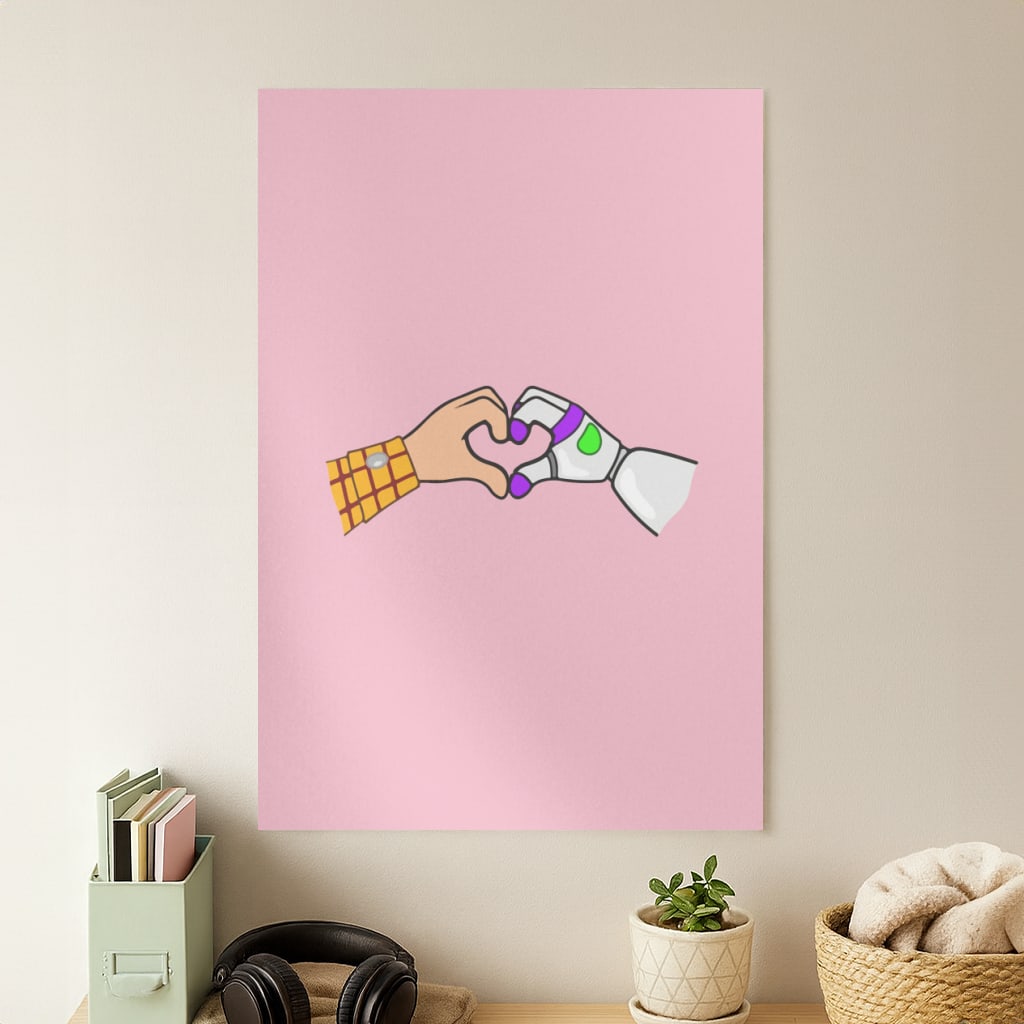 Woody And Buzz Love Poster