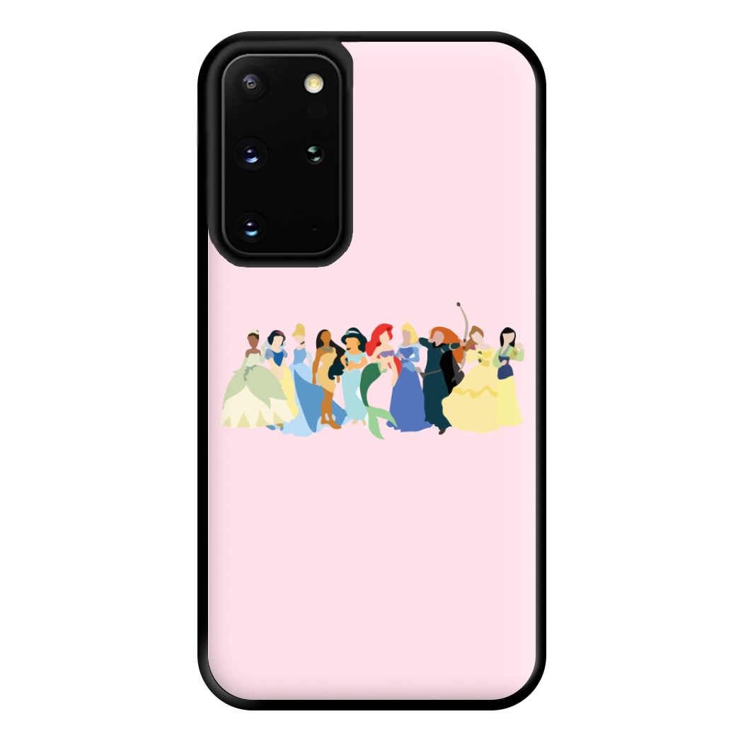 Fairytale Princesses Cast Phone Case for Galaxy S20 Plus