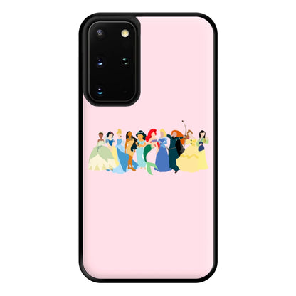 Fairytale Princesses Cast Phone Case for Galaxy S20 Plus