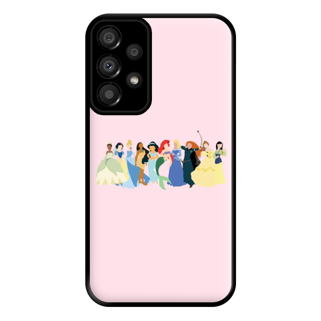 Fairytale Princesses Cast Phone Case for Galaxy A33