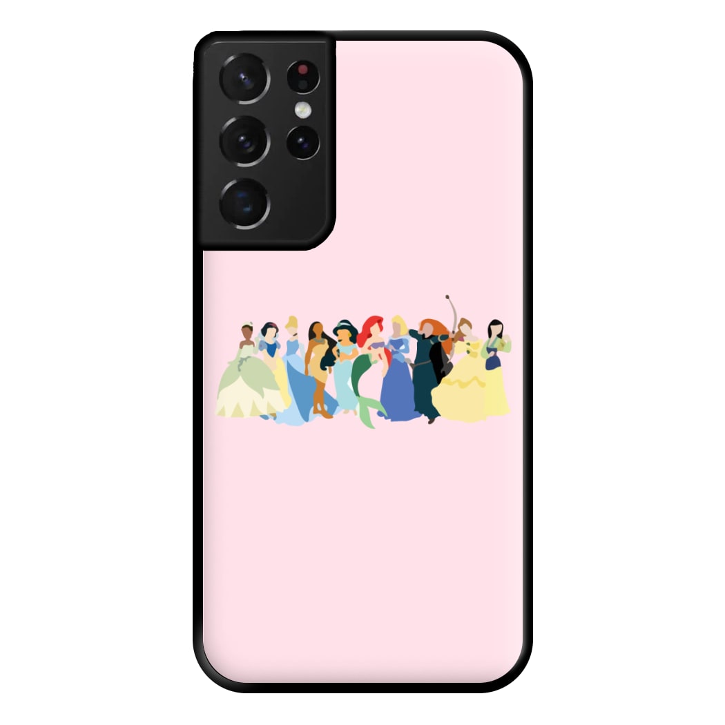 Fairytale Princesses Cast Phone Case for Galaxy S21 Ultra