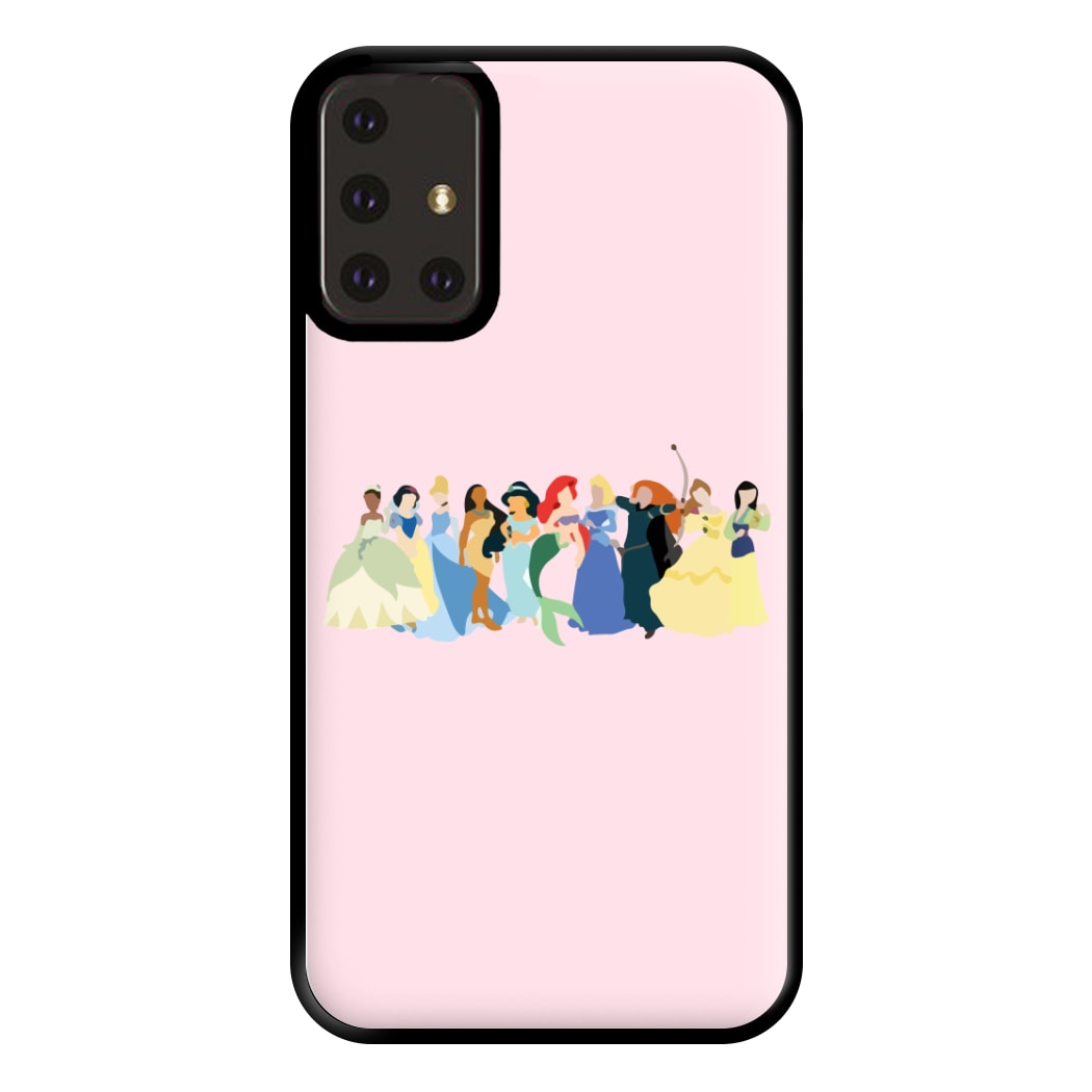 Fairytale Princesses Cast Phone Case for Galaxy A71