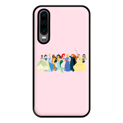 Fairytale Princesses Cast Phone Case for Huawei P30