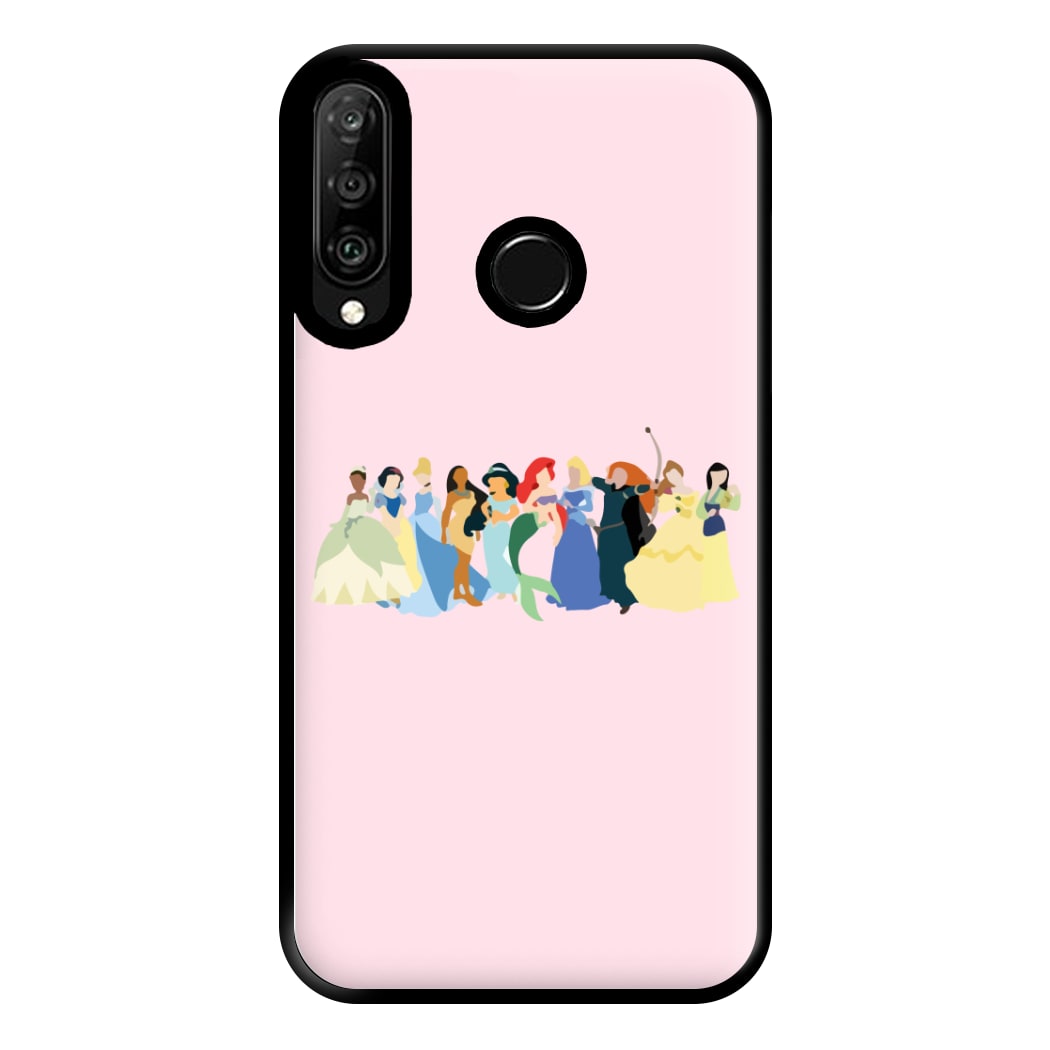 Fairytale Princesses Cast Phone Case for Huawei P30 Lite