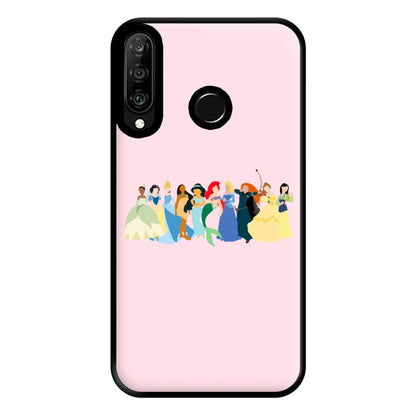 Fairytale Princesses Cast Phone Case for Huawei P30 Lite