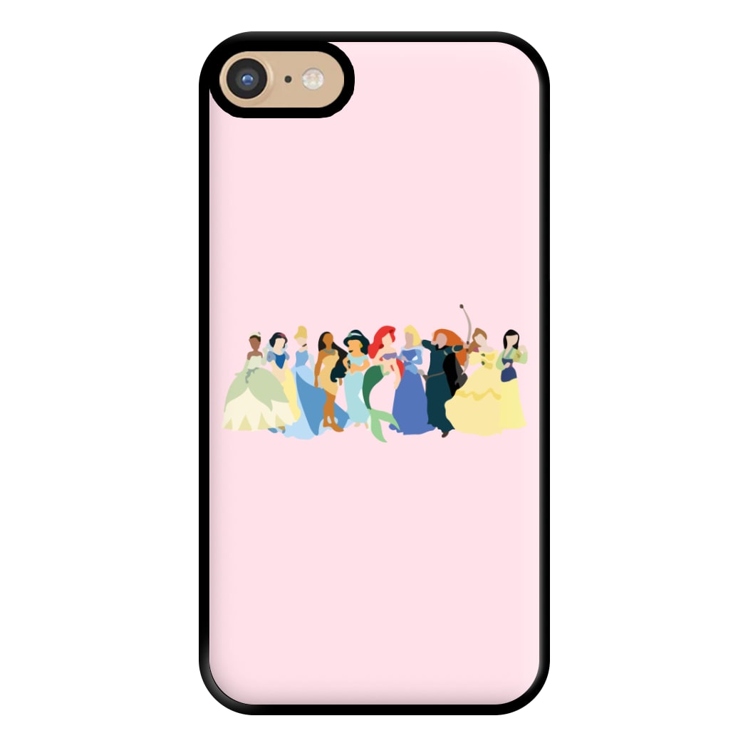 Fairytale Princesses Cast Phone Case for iPhone 6 / 7 / 8 / SE