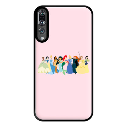 Fairytale Princesses Cast Phone Case for Huawei P20 Pro