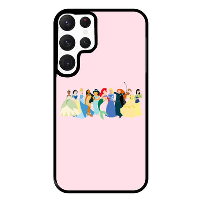 Fairytale Princesses Cast Phone Case for Galaxy S22 Ultra