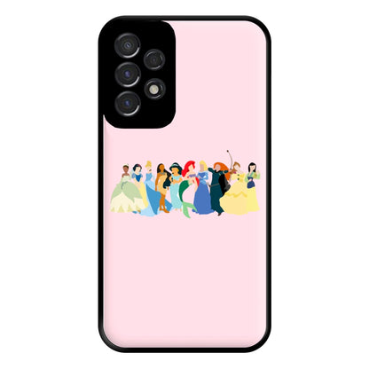 Fairytale Princesses Cast Phone Case for Galaxy A53