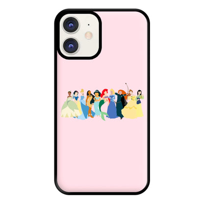 Fairytale Princesses Cast Phone Case for iPhone 12 / 12 Pro