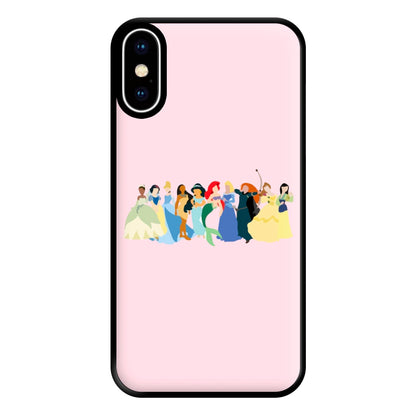 Fairytale Princesses Cast Phone Case for iPhone XS Max