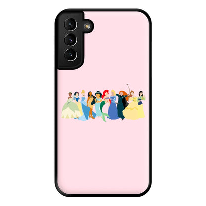 Fairytale Princesses Cast Phone Case for Galaxy S21 Plus