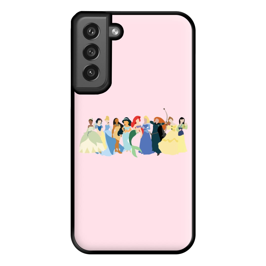 Fairytale Princesses Cast Phone Case for Galaxy S21FE