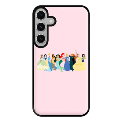 Fairytale Princesses Cast Phone Case for Galaxy S24FE