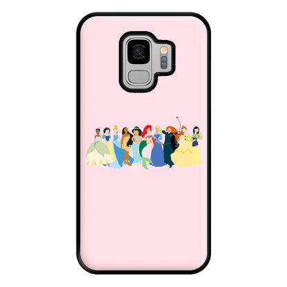 Fairytale Princesses Cast Phone Case for Galaxy S9 Plus